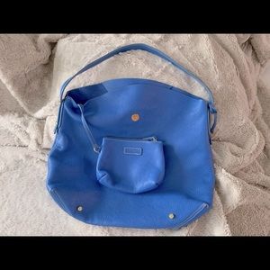 Gently used blue McLaughlin bag